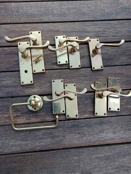 Photo of free Brass door handles (Welland WR13) #1