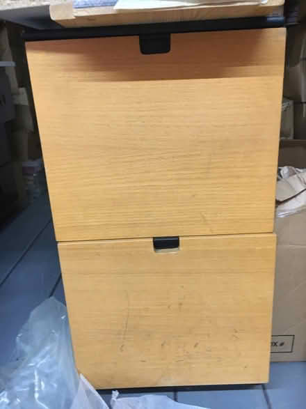 Photo of free Wood File Cabinet (Mid town Toronto) #1