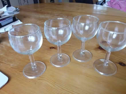 Photo of free 4 wine glasses - 13cm tall (Westbury Fields BS9) #2