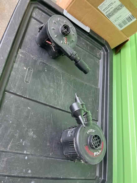 Photo of free 2 Air pumps for air mattress (Montgomery Township) #1