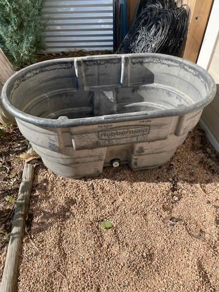 Photo of free Rubbermaid livestock trough (Harmony and Shields) #2