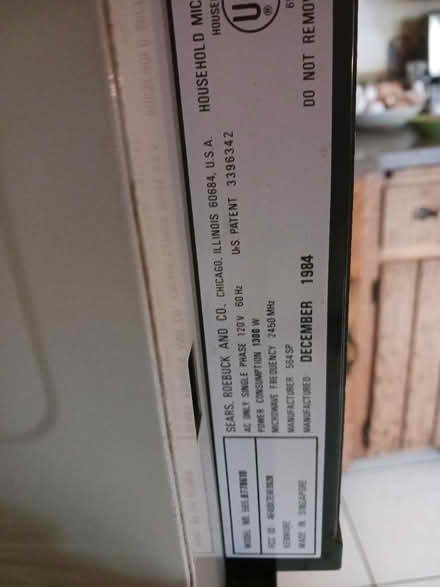 Photo of free Microwave (Westmont) #3