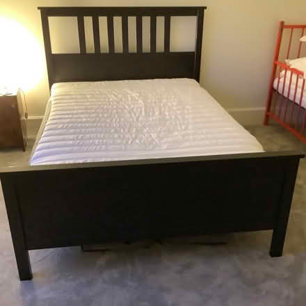 Photo of free IKEA Double Bed Frame (Upper Poets. SG4) #3