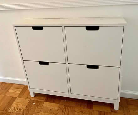Photo of free white IKEA shoe organizer (Palo Alto near Hoover Park) #1