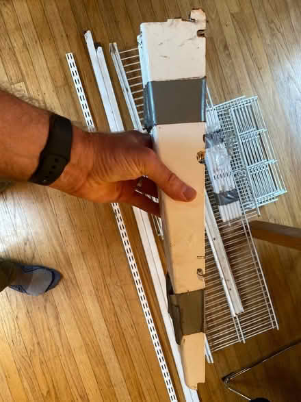 Photo of free Elfa wall mounted shelving system (Rockridge/temescal) #2