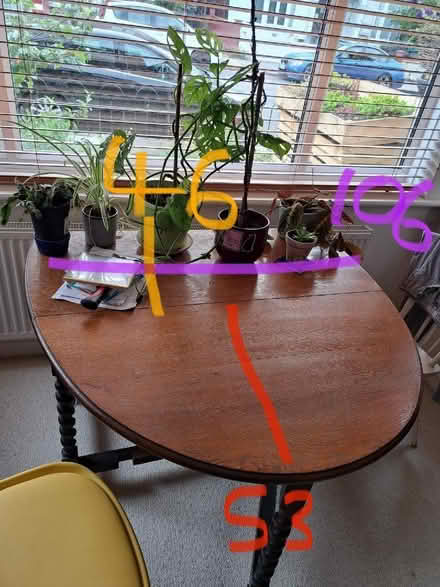 Photo of free Oak leaf table (West Green N15) #1