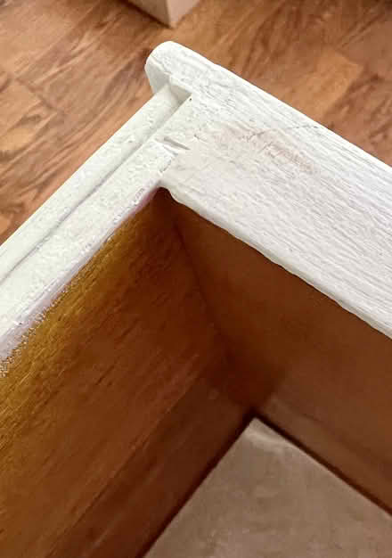Photo of free white 6-drawer dresser, solid wood (Palo Alto near Hoover Park) #2