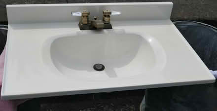 Photo of free Bathroom vanity countertop & faucet (Viemount/Merivale area) #4