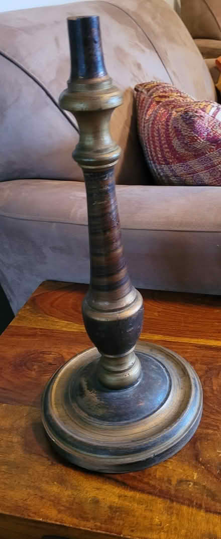 Photo of free Wooden Vintage lamp base (kiz 7p3) #1