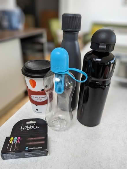 Photo of free Water bottles and coffee cup (Grove Park SE9) #1