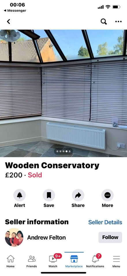 Photo of free Wooden Conservatory (Sedgeford PE36) #4