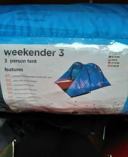 Photo of free Three person tent (Foxwood YO24) #1
