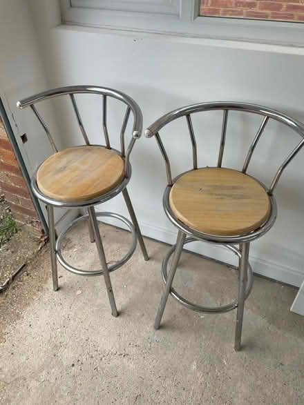 Photo of free Two bar stools (Amersham HP6) #1
