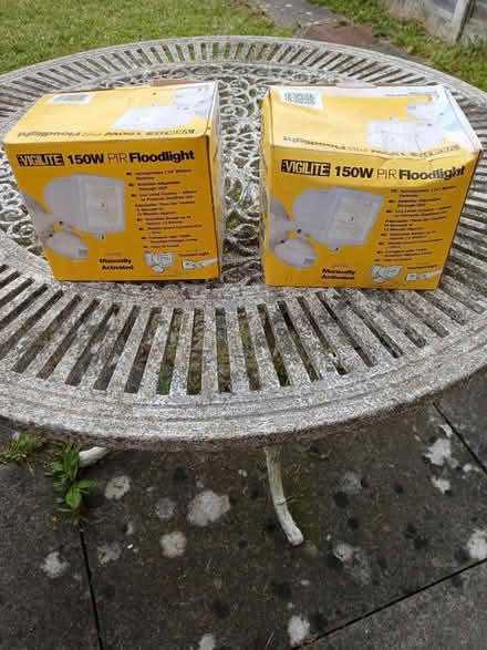 Photo of free Two 150w pir floodlights (Old Town SG1) #1