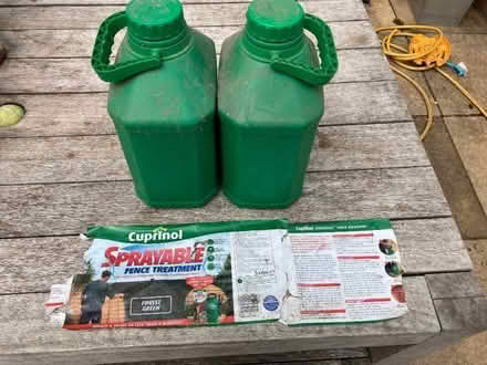 Photo of free Sprayable Green fence paint (Eversley RG40) #3