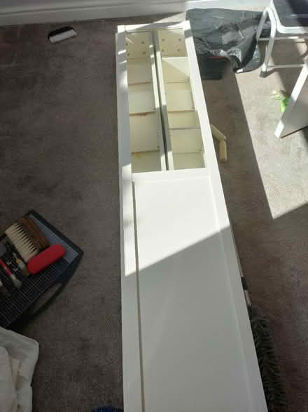Photo of free IKEA white DVD/ small book unit (Denstone, Uttoxeter. ST14) #4