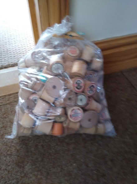 Photo of free Wooden cotton reels (Halesworth IP19) #1