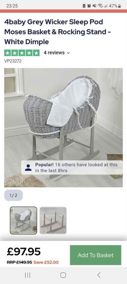 Photo of free Moses basket (Rumney, CF3) #1