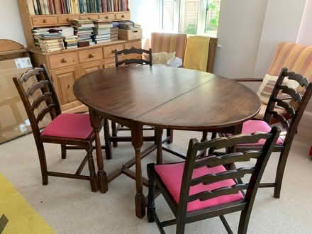Photo of free Dining room table and 6 chairs (Middleton on Sea PO22) #3