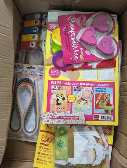 Photo of free Collection of card making supplies (Lanchester) #1