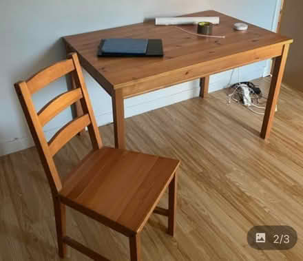 Photo of free IKEA table and 3 chairs set (G42) #1