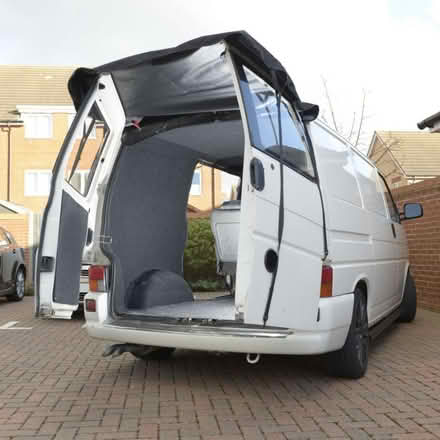Photo of free VW T4 barn doors rain cover awning (Frome, Trinity St BA11) #1