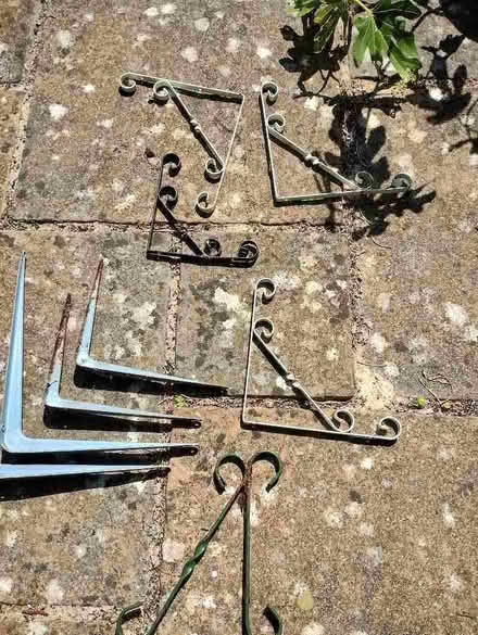 Photo of free Shelf brackets and hanging basket hooks (Aldwick PO21) #1
