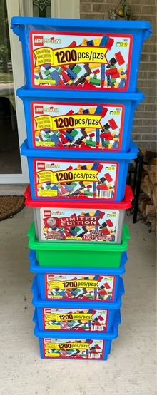Photo of free Lego bins for storage. No Legos (Libertyville, IL) #1