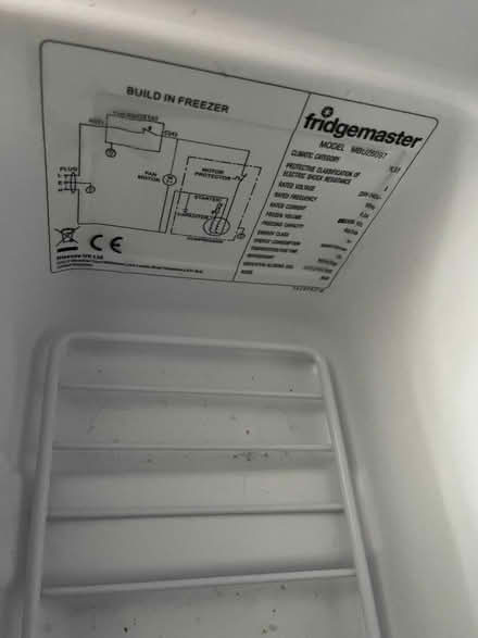 Photo of free Fridgemaster integrated freezer working (North Kensington W10) #1