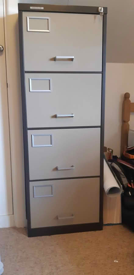 Photo of free Filing cabinet with keys. Very good condition. (Llandogo NP25) #1