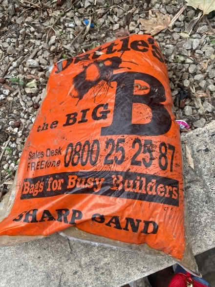 Photo of free Sand bags - 25kg each (Leyton) #1