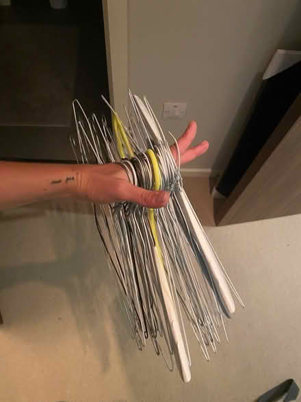 Photo of free Bunch of metal coat hangers (N7 - Barnsbury) #1
