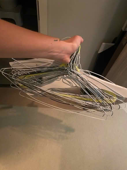 Photo of free Bunch of metal coat hangers (N7 - Barnsbury) #2