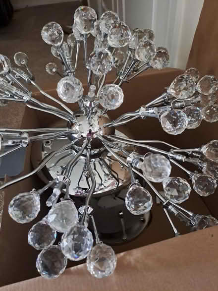 Photo of free Crystal balls ceiling lamp (Thorntonhall G74) #2