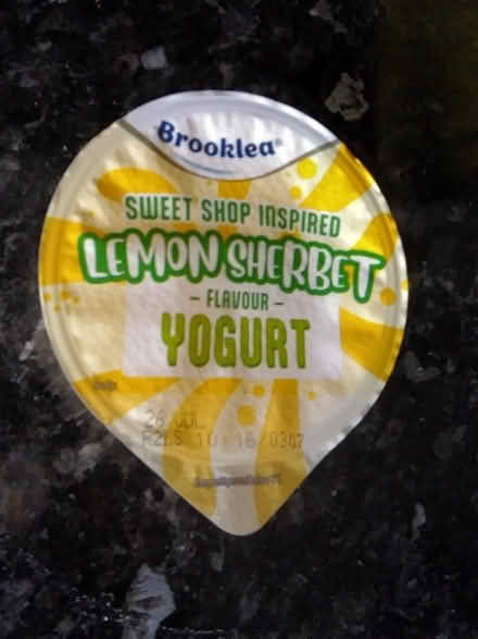 Photo of free 3 lemon sherbet flavour yogurts (Oxgangs EH13) #1