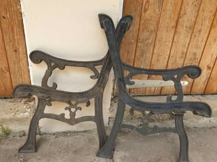 Photo of free Metal-work ends for a child's bench (Neithrop OX16) #2