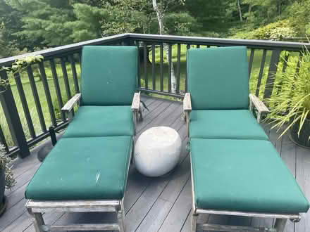Photo of free Outdoor Lounge Chair Cushions (Mount Tremper) #3