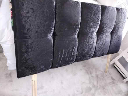 Photo of free King size black headboard (Melton Park NE3) #3