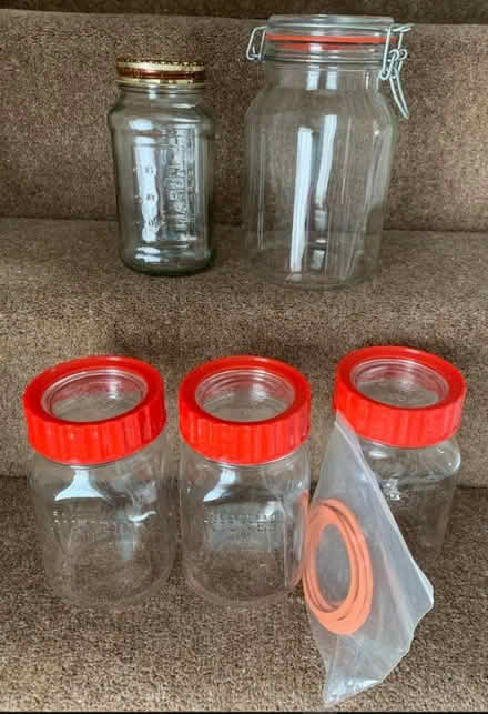 Photo of free Five preserving jars (Galgate LA2) #1