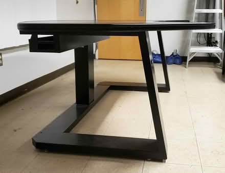 Photo of free large curved table (Burlington) #1