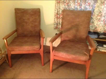 Photo of free Mid century chairs (Dyce AB21) #1