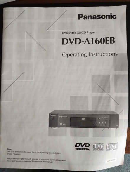 Photo of free Panasonic DVD player (Aldwick PO21) #1