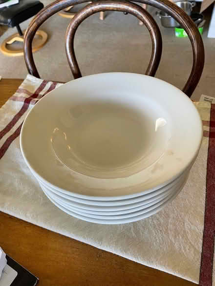 Photo of free 6 White soup/pasta bowls (Oakland) #2