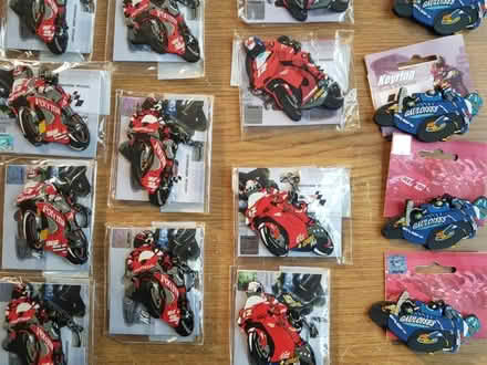 Photo of free Keys rings with motorbikes - nice - around 200 of them! (Ladderstile Gate KT2) #1