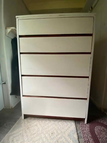 Photo of free Solid Wood 5 Drawer Bureau (Lunenburg) #1