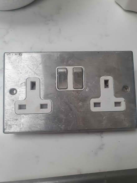 Photo of free Brushed chrome socket cover (E12 Manor park) #2