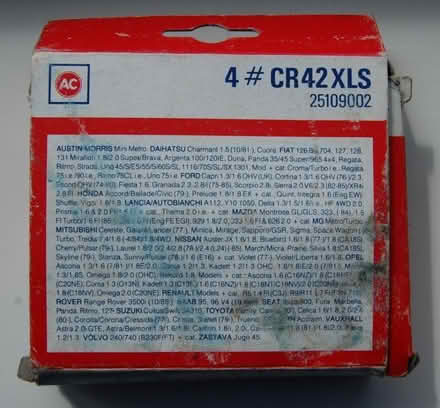 Photo of free Spark Plugs (Mickleover DE3) #1