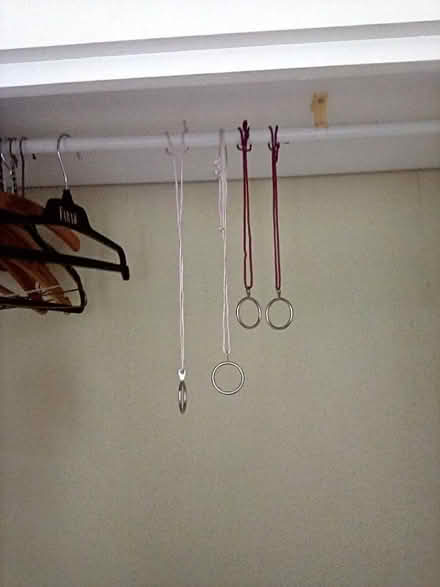 Photo of free Rings and cords to lower wardrobe hanging points (Pond Park HP5) #1