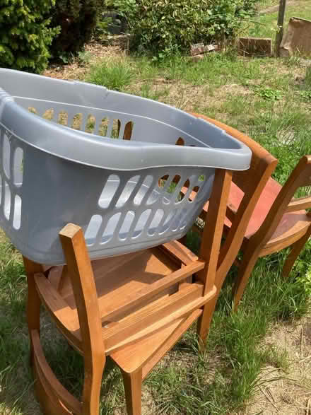 Photo of free Silver plastic laundry basket (Rochford SS4) #1