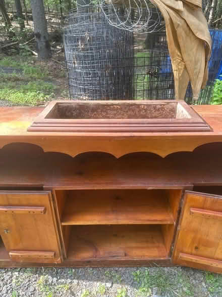 Photo of free Wooden shelves w/ bucket top (Accord) #4